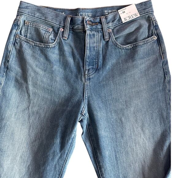 J.Crew '84 Slouchy Distressed Relaxed Fit Jeans Medium Blue Size 26 - Picture 6 of 9